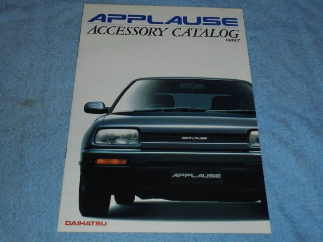 1989 A101S Daihatsu Applause Accessories Parts Exclusive Catalog Aluminum Foil F