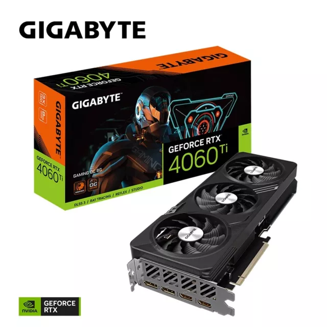 Gigabyte nVidia GeForce RTX 4060 Ti Gaming OC 8GD GDDR6 Video Card, PCI-E 4.0...