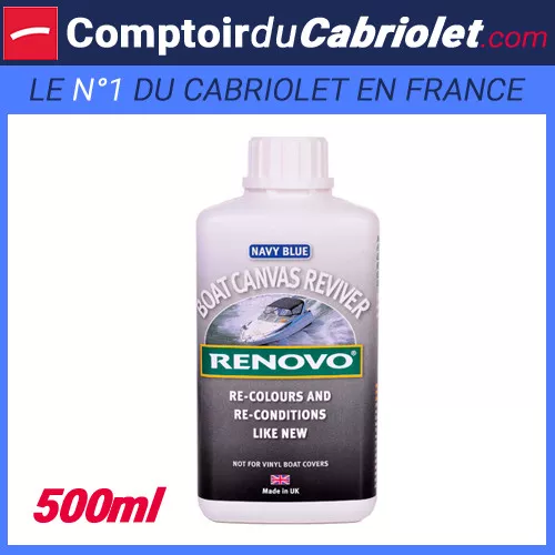 Teintant pour toile canvas bleu Renovo® Marine - 500 ml