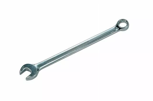 Polished Combination Spanner Wrench 23mm Extra Long 338mm  Mirror Finish