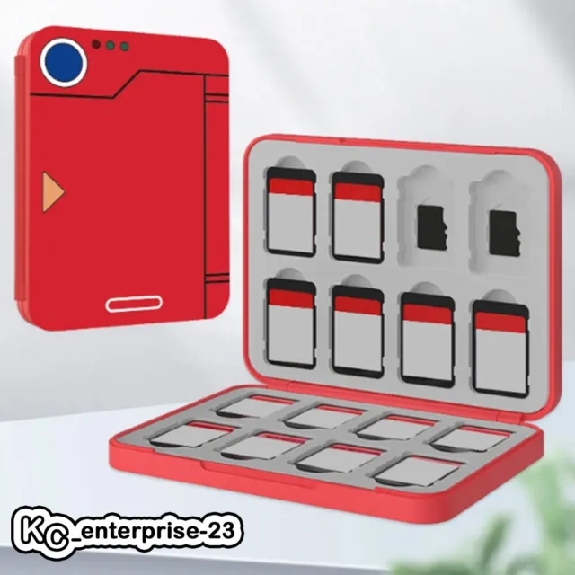 Custodia Pokedex 16 Cartucce Giochi Nintendo Switch Schede SD Case Pokemon