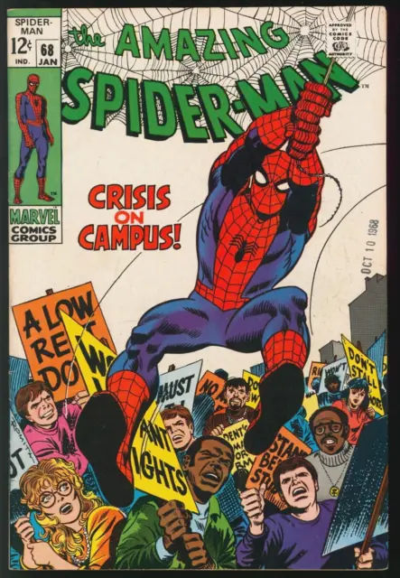 Amazing Spider-Man #68 FN Plus - Versus Kingpin