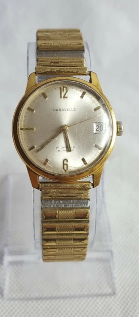 RARE MONTRE AUTOMATIQUE Incabloc homme vintage fonctionnelle Genève