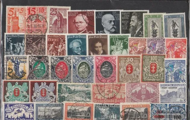Danzig Briefmarken 350 verschiedene Marken