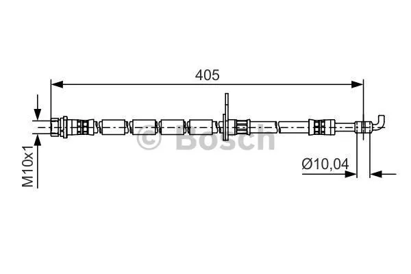 BOSCH 1987481523 Bremsschlauch