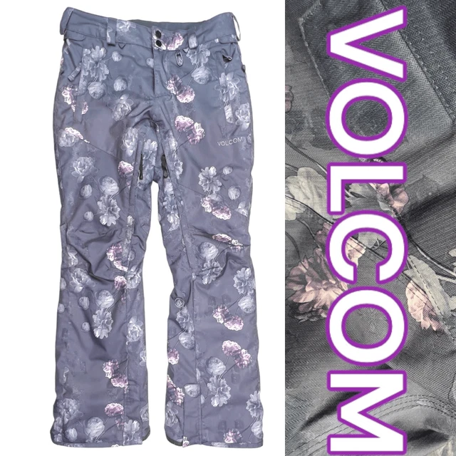 Volcom Pants Women's Small Insulated Modern Straight Snowboard Purple Pants