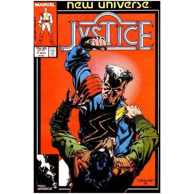 Justice (1986 series) #7 in Very Fine + condition. Marvel comics [s%