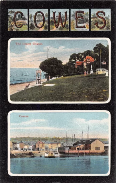 Cowes Isle Of Wight Iow Uk~Large Letter Multi Image~Empire Series Postcard