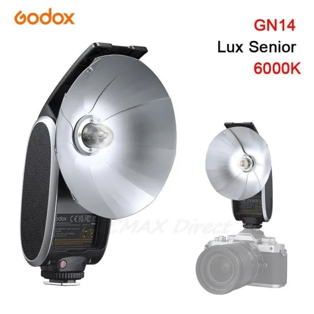 Godox Lux Senior Retro Colorful Camera Flash Light Speedlite Universal Flash