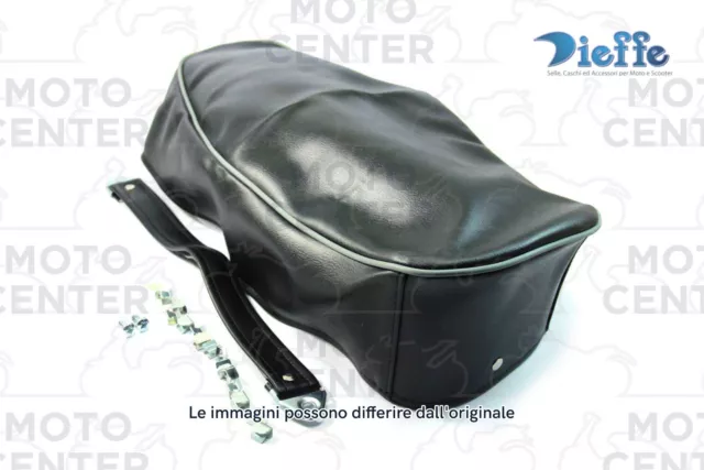 Copertura Nera Sella Piaggio  Vespa 125 Vnb Gt Gtr Ts Super - 150 Vbb Gl Sprint