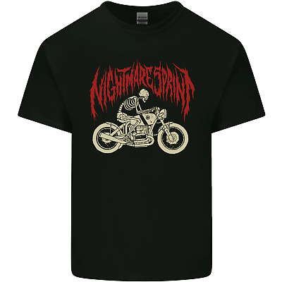 Nightmare SPRINT MOTOCICLETTA MOTO BIKER Da Uomo Cotone T-Shirt Tee Top