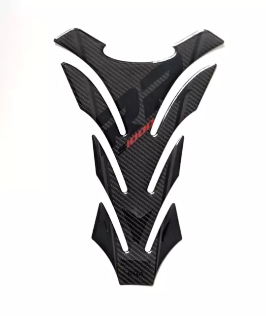 Tankpad für BMW S1000RR S1000 RR 3d carbon schwarz Aufkleber fishbone Motorrad