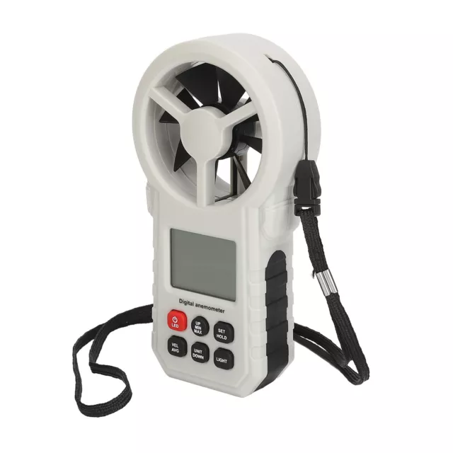 Digital Anemometer High Accuracy Handheld Wind Speed Meter LCD Display Wind