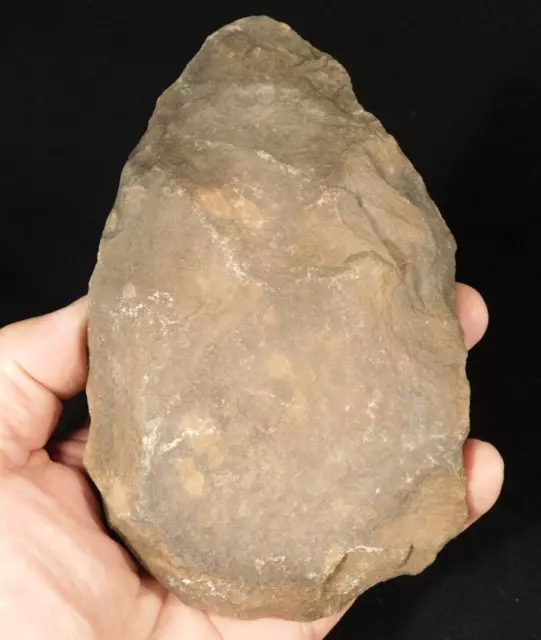 HUGE! One Million Year Old! Early Stone Age ACHEULEAN HandAxe From Mali 805gr