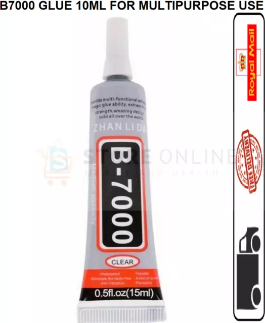 B7000 Industrial Glue Adhesive 15ml for Mobile Repair Gems Rhinestones Crafts