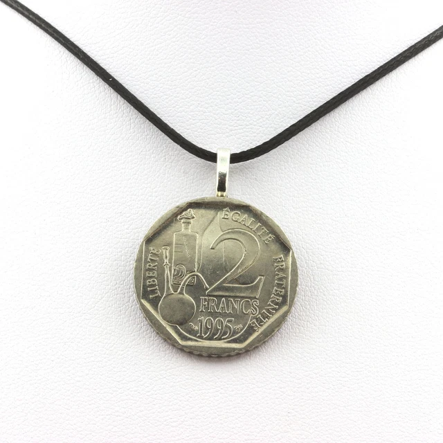 Pendentif Pièce De Monnaie France 5 Francs Napoléon Empereur - Fait Main - Neuf Avec Pochette Offerte