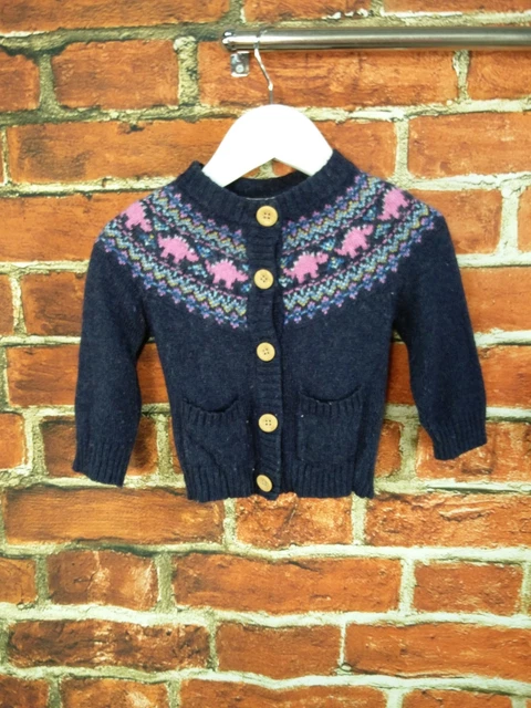 Pacchetto Felpa Con Cappuccio Bambina Età 6-9 Mesi Next Jojo Mamma Bebe Cardigan Maglia 74Cm 2