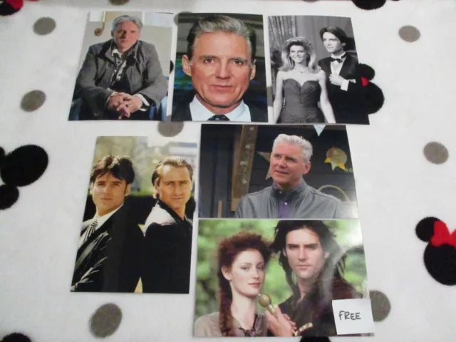 Michael Praed 6x4 Photograph Set. Tv Actor Dynasty Casualty Mile High Emmerdale