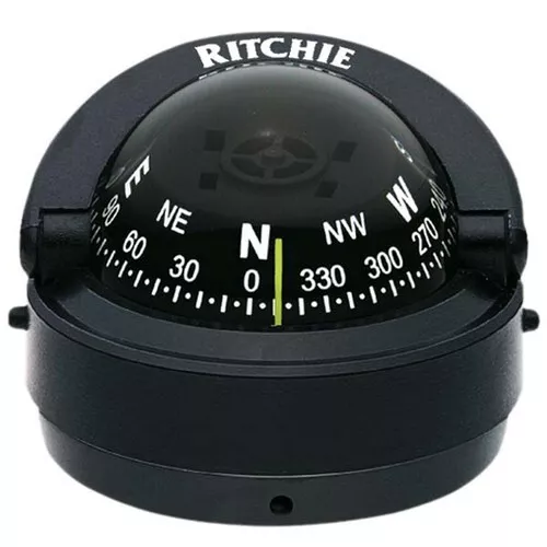 Ritchie S-53 Explorer Marine Compass, Surface Mount | Black