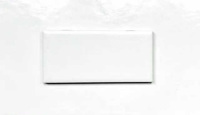 2x4 White Matte Subway Ceramic Tile Kitchen Backsplash Bathroom(2X4 SAMPLE)