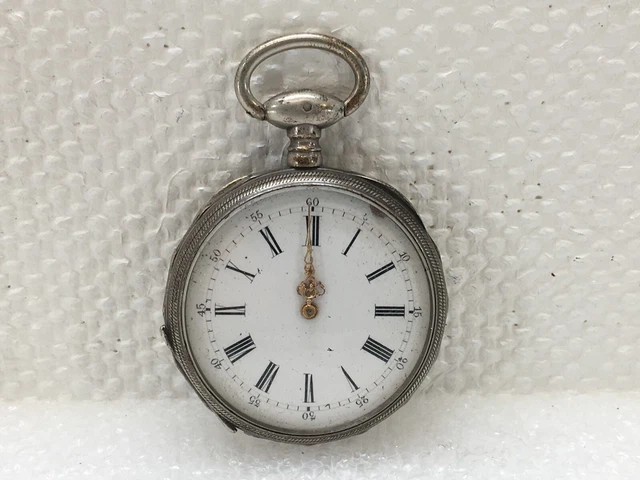 ANCIENNE JOLIE MONTRE de gousset en ARGENT (S) EUR 29,00 - PicClick FR