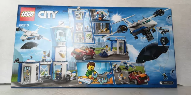 LEGO CITY 60210-La base aérienne de la police,avion,parachute -Neuf et scellé 2