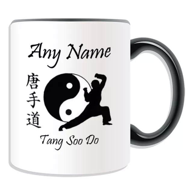 Personalised Gift Tang Soo Do Taijitu Mug Money Box Cup Kung Fu TSD TangSooDo