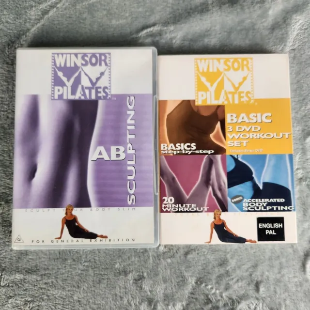 WINSOR PILATES DVD 4 Disc Set Workout Fitness Exercise Body