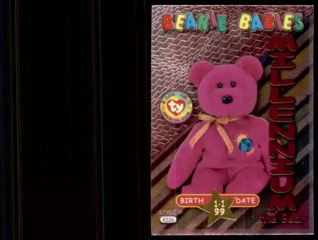 1999 Birthday And Rookie Magenta Millennium The Bear #37