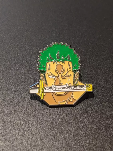 1pcs One Piece Cosplay Badge Luffy Nami Brooch Pin Roronoa Zoro
