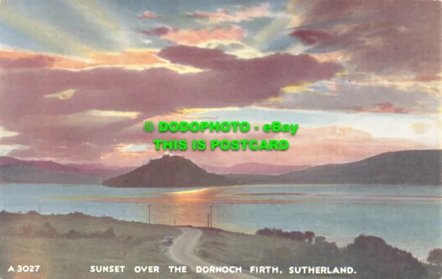 R460850 Sutherland. Sunset Over the Dornoch Firth. J. B. White. Best of All Seri