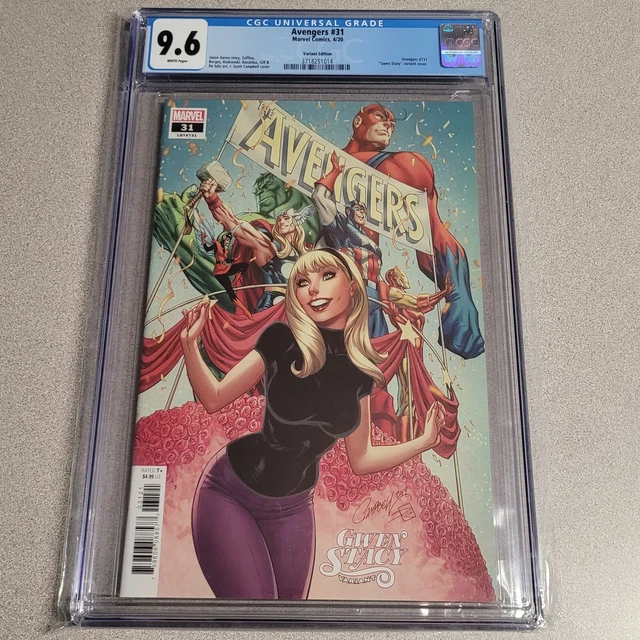 Avengers #31 J. Scott Campbell Gwen Stacy Variant CGC 9.6 Marvel Comics 2020