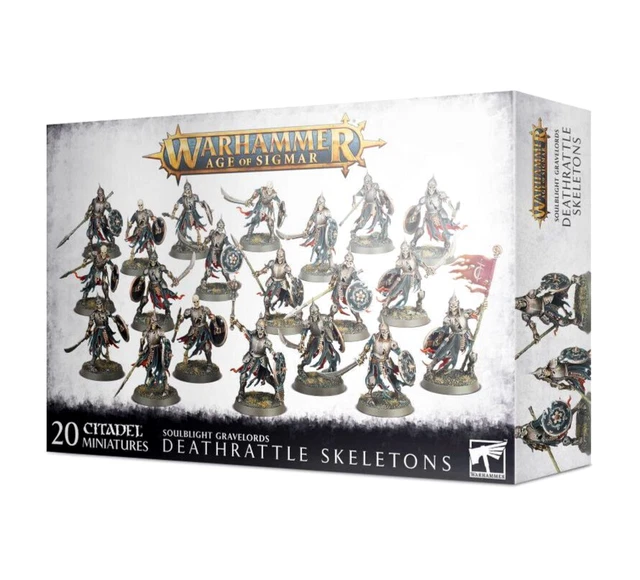 WARHAMMER AOS SOULBLIGHT Gravelords Dire Wolves (10) NOS EUR 47,23