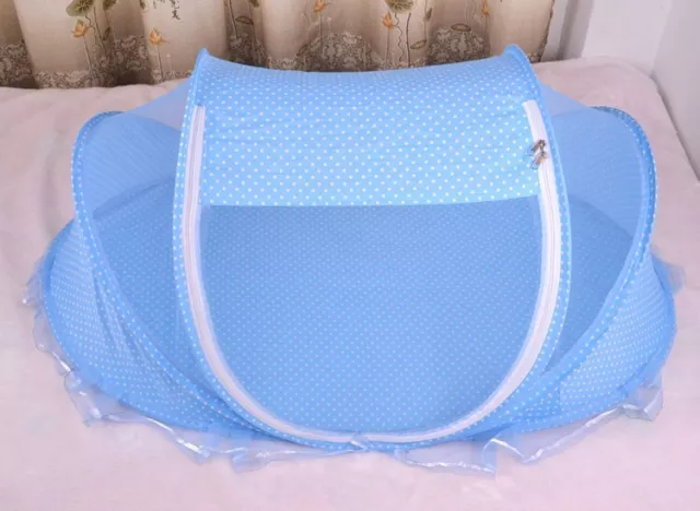 Foldable  Baby Bed Net With Pillow Net 2pieces Set 3