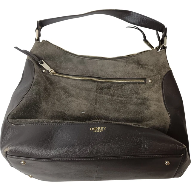 osprey black suede hobo bag Dooney & Bourke Women's Leather Shoulder in Navy Easy to style with casual Handbag Osprey Black in Suede