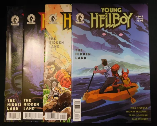 Young Hellboy The Hidden Land 1-4 Dark Horse Comic Set Complete 2021 Vf/Nm