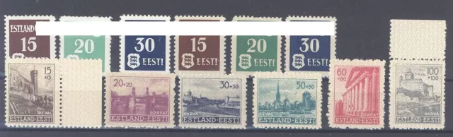 Dt. Bes. 2. WK Estland Mi.Nr. 1-9 überkomplett ** (2345)