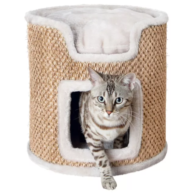 Trixie Chat Tower Ria Gris Clair pour Chats, Neuf