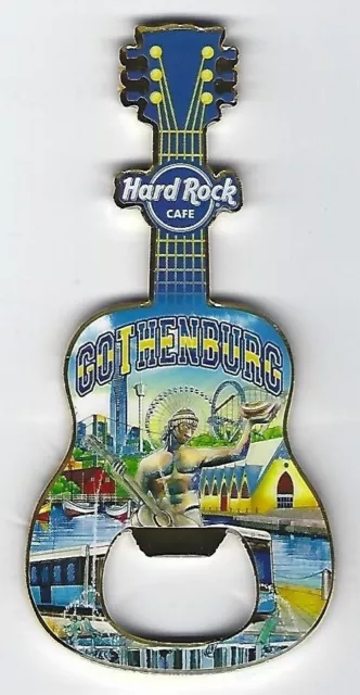 Flaschenöffner Bottle Opener Magnet Hard Rock Cafe Gothenburg Göteborg V20 NEU