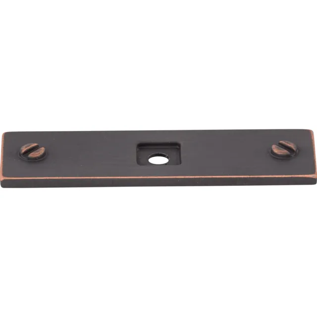 Top Knobs Cabinet  Channing Backplate 3 Inch Umbrio