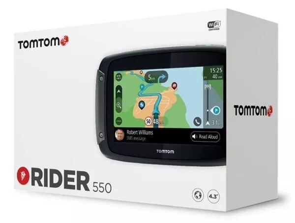 Tomtom Rider 550 Premium Motorrad Satnav GPS