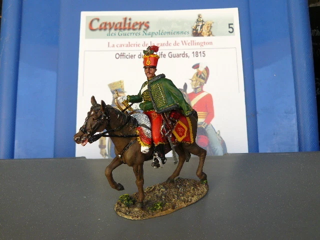 Figurine Soldat Del Prado - Officier Du 5ème Régiment De Dragons - Napoléon - Échelle 1:32 - Occasion