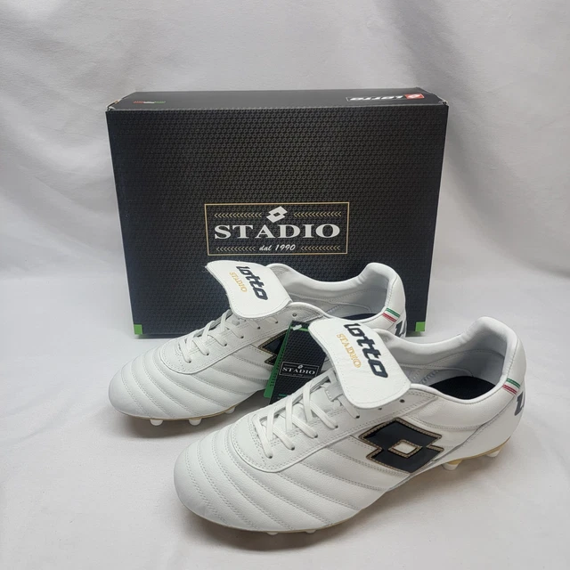 LOTTO STADIO OG II FG Mens Sizes Soccer Cleats Shoes Black  display picture 1