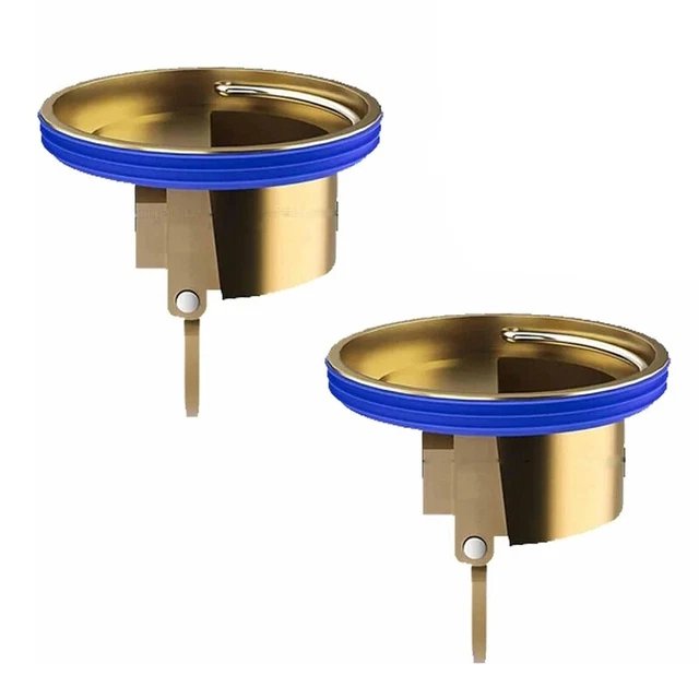 Toilet Floor  Deodorizing Core, 2 Pcs Floor  Backflow Preventer,  Brass2622