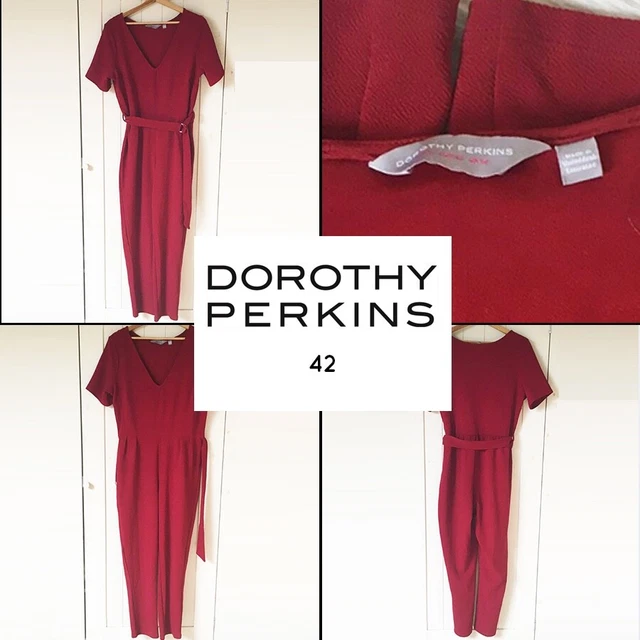 Pantalon Femme Dorothy Perkins - Taille 12 - Noir - Occasion Très Bon état