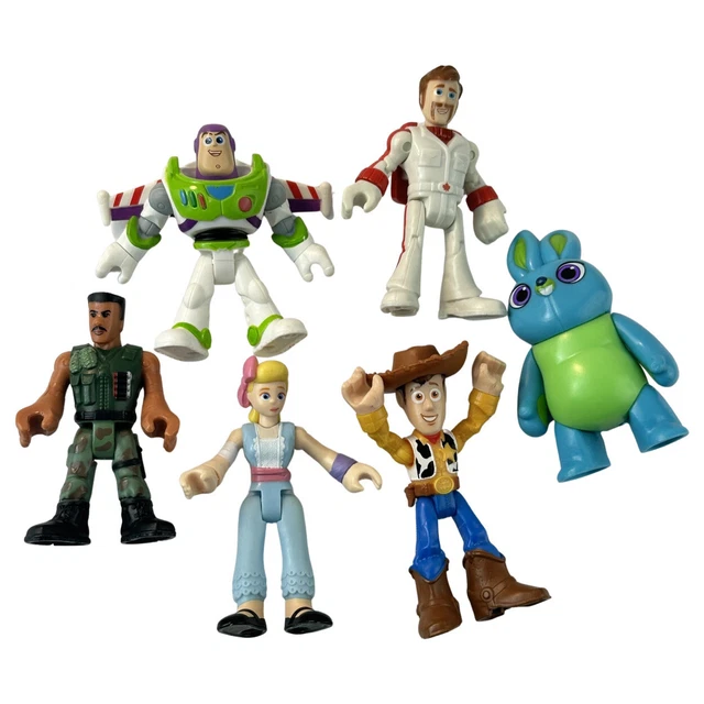 TOY STORY DISNEY PIXAR Imaginext lot 6 Figures Woody Buzz BoPeep Duke