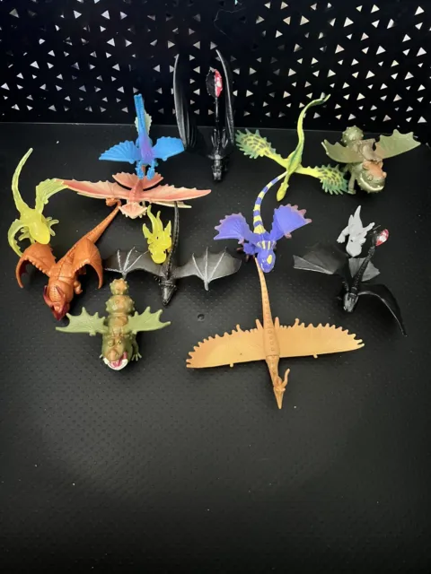 How To Train Your Dragon Figurines Some Rare 14 In Lot Do Not Miss T8