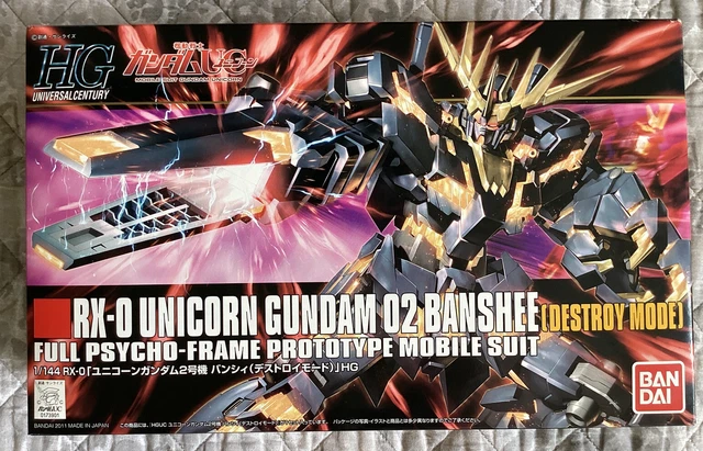 1/144 High Grade Univeral Century #134 Unicorn Gundam 02 Banshee Model  Ban Dai