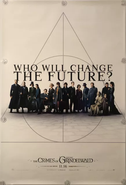THE CRIMES OF GRINDELWALD Original 27" X 40" DS/Rolled Movie Poster - 2018