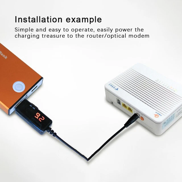 USB -zu -DC -Stromkabel 5V USB DC 9V 12 V Adapterbuch 5.53,5 mm Steckerkabel -PH